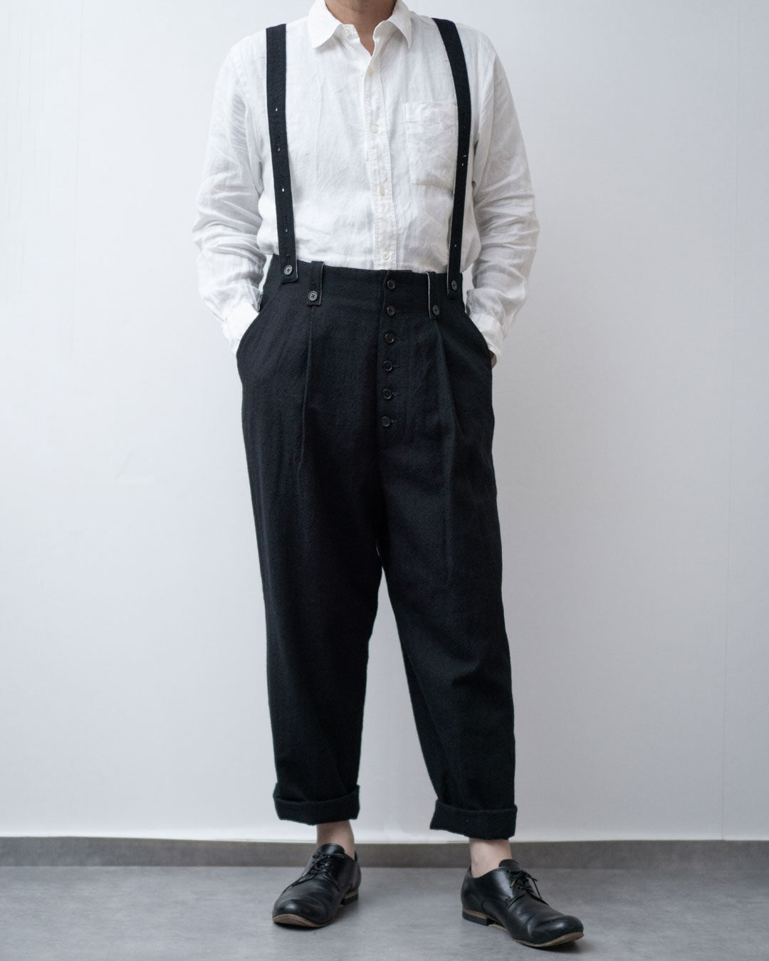 【50%OFF】♠WOOL SUSPENDER PANTS
