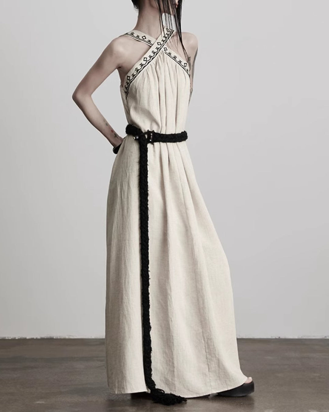 ♠♥HAND-WOVEN TASSEL ROPE BELT