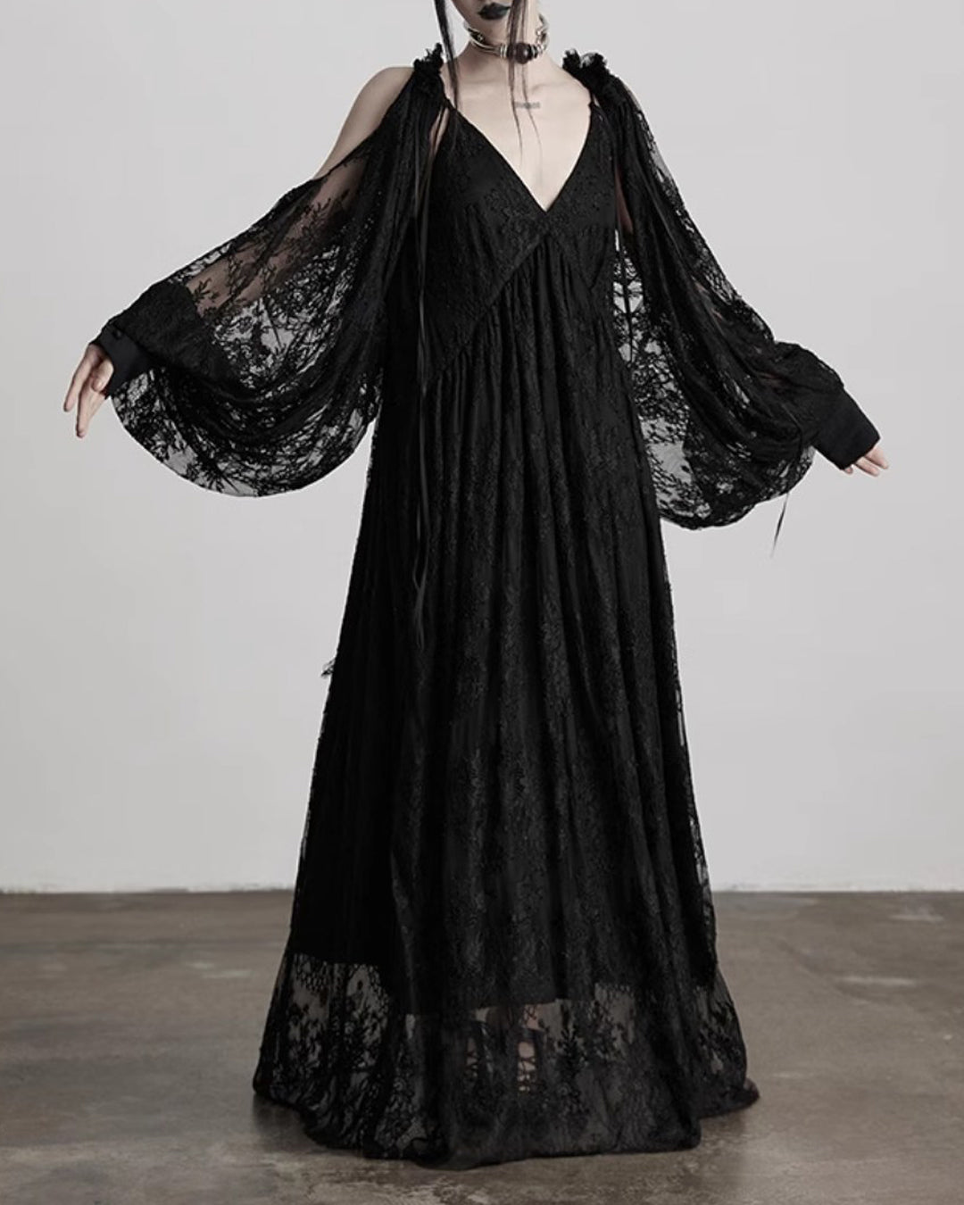 ♥LACE WING SLEEVE SHAWL