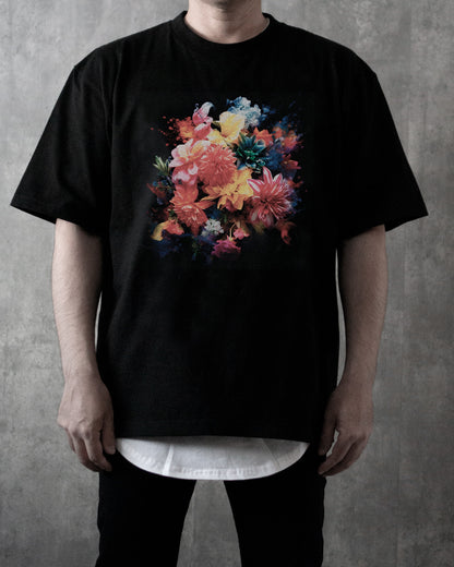 ♠♥TWINKLING FLOWERS BIG T-SHIRT