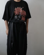 ♠♥RED CHRYSANTHEMUM BIG T-SHIRT