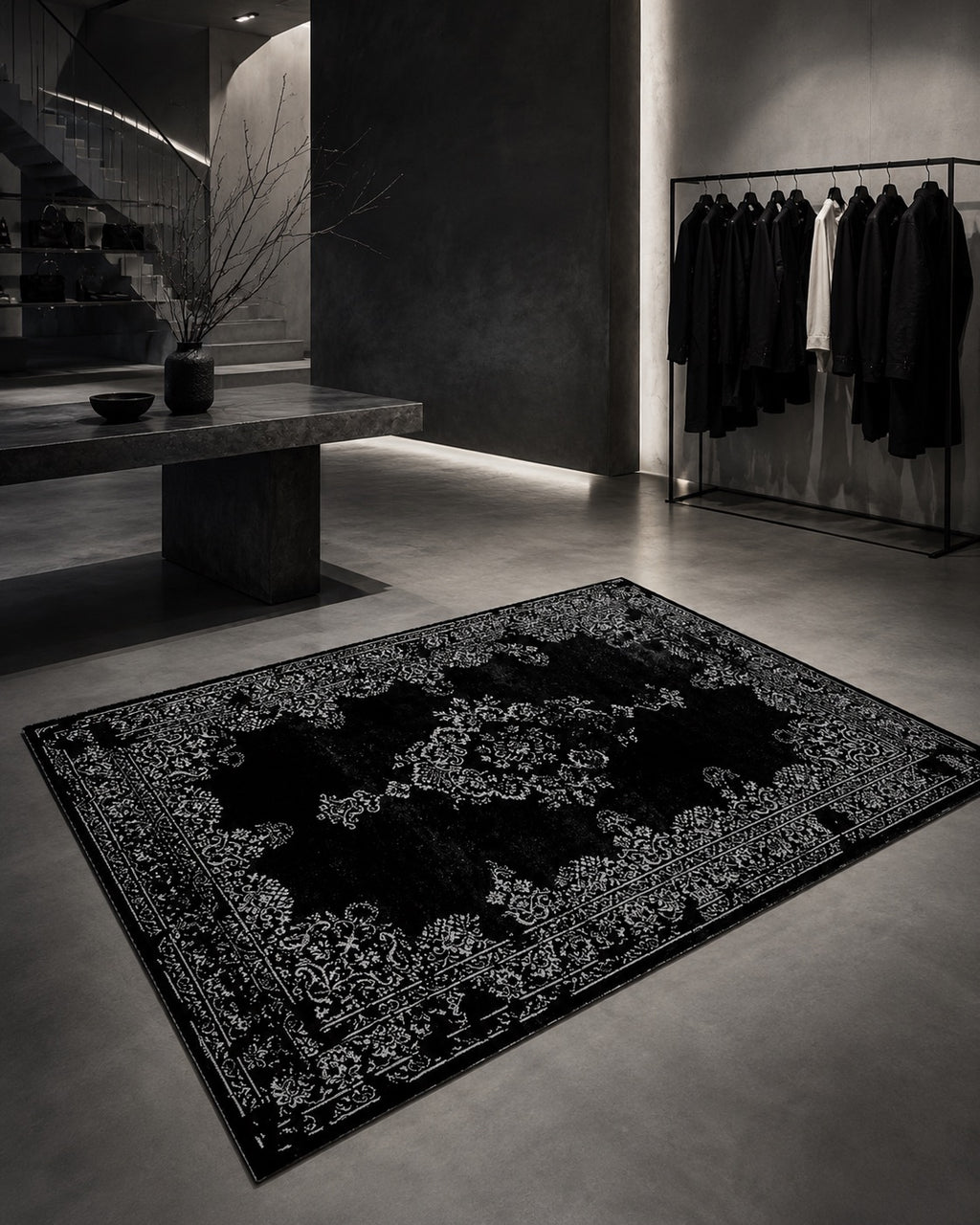 NOIR BAROQUE RUG
