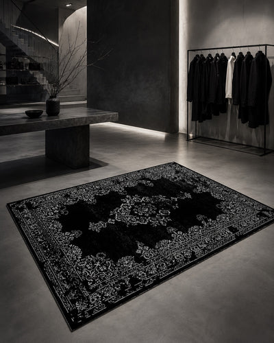 NOIR BAROQUE RUG