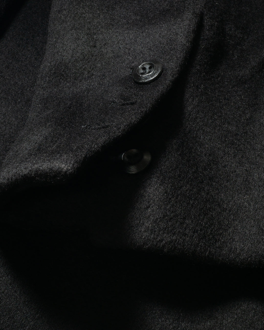♠WOOL COLLARLESS COAT