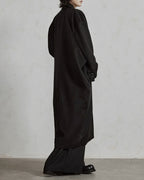 ♠WOOL COLLARLESS COAT