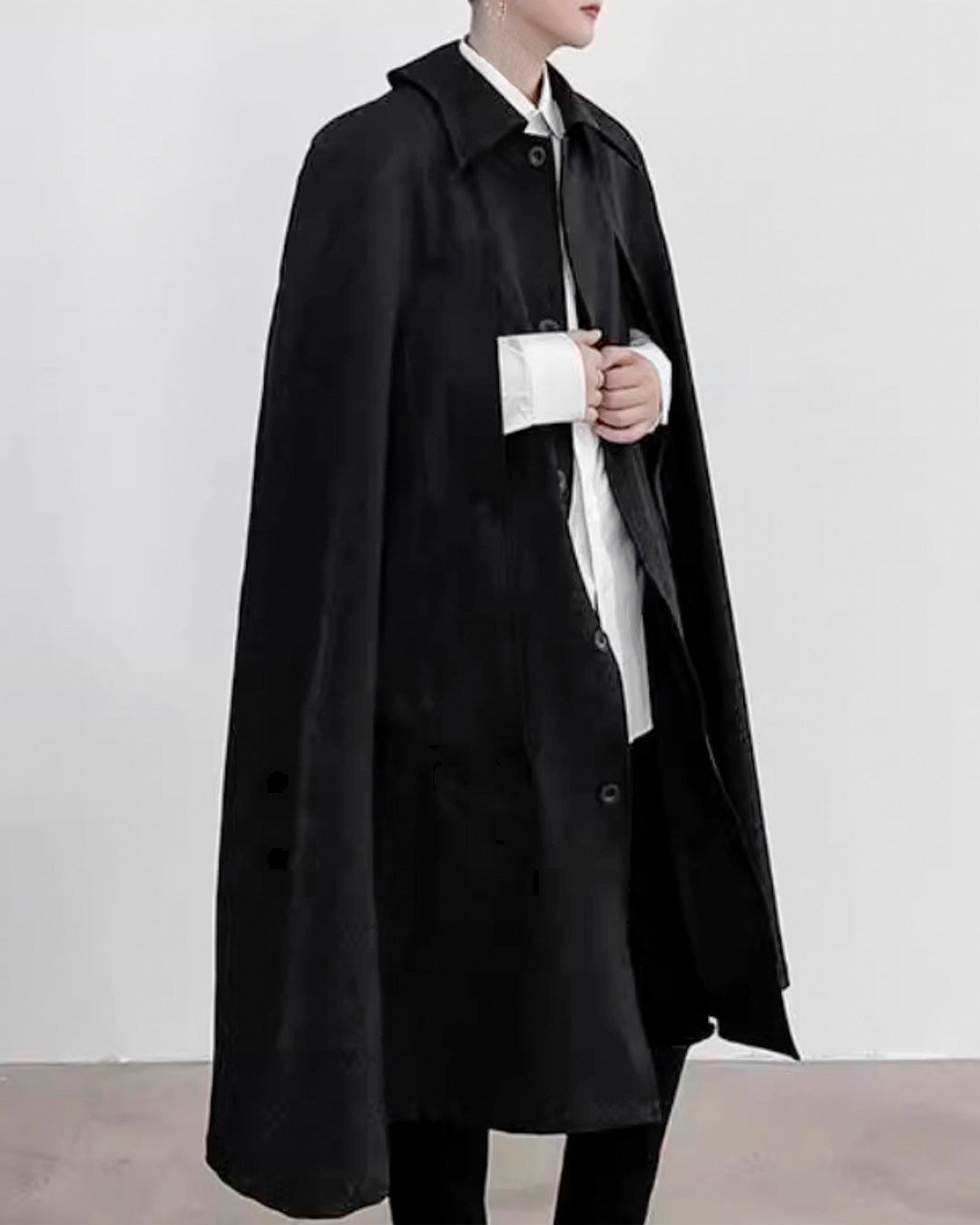 ♠STEN COLLAR CLOAK COAT