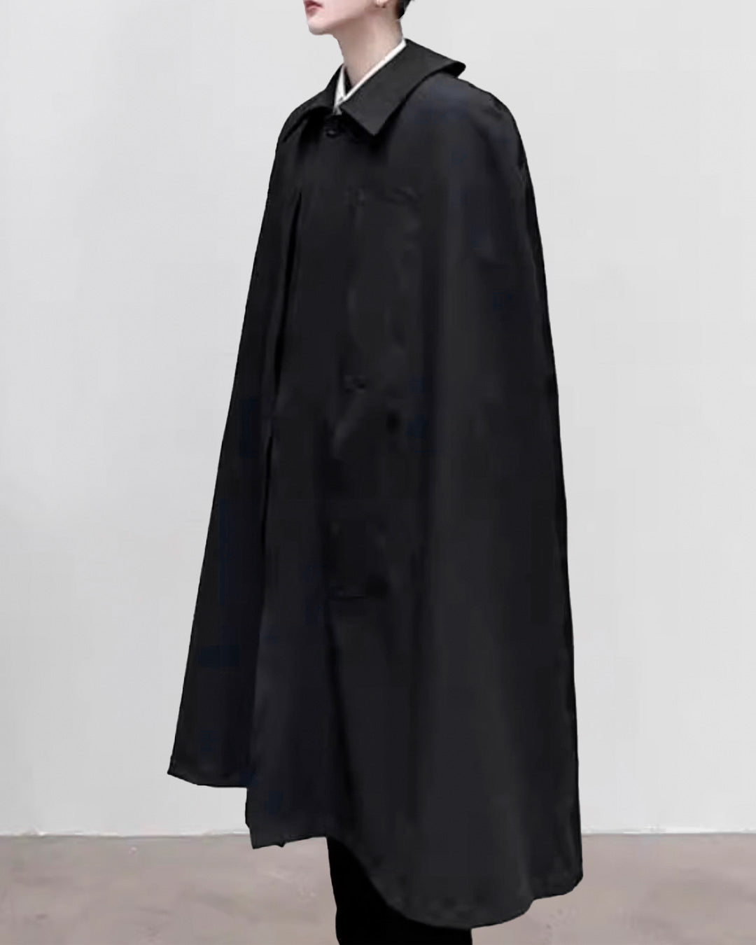 ♠STEN COLLAR CLOAK COAT