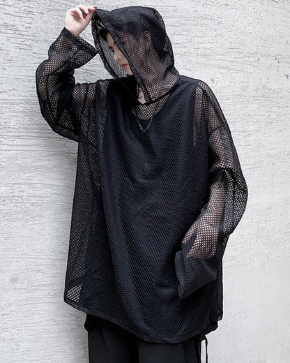 ♠MESH HOODY