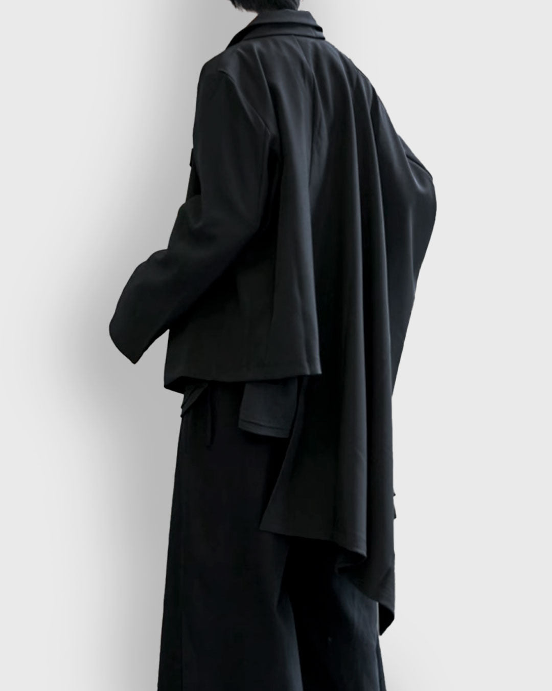 ♠ASYMMETRY CLOAK JACKET