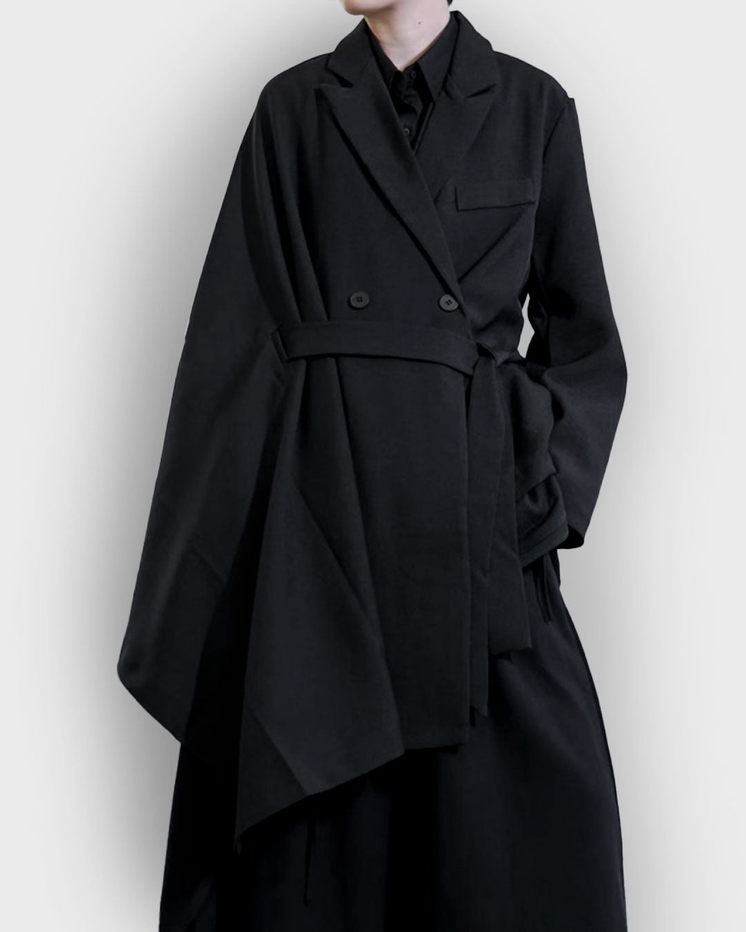 ♠ASYMMETRY CLOAK JACKET