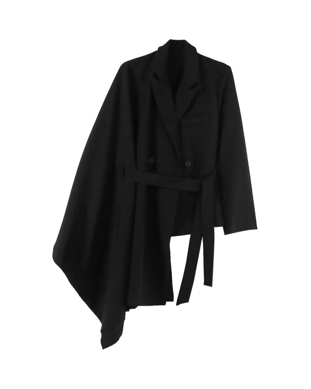 ♠ASYMMETRY CLOAK JACKET