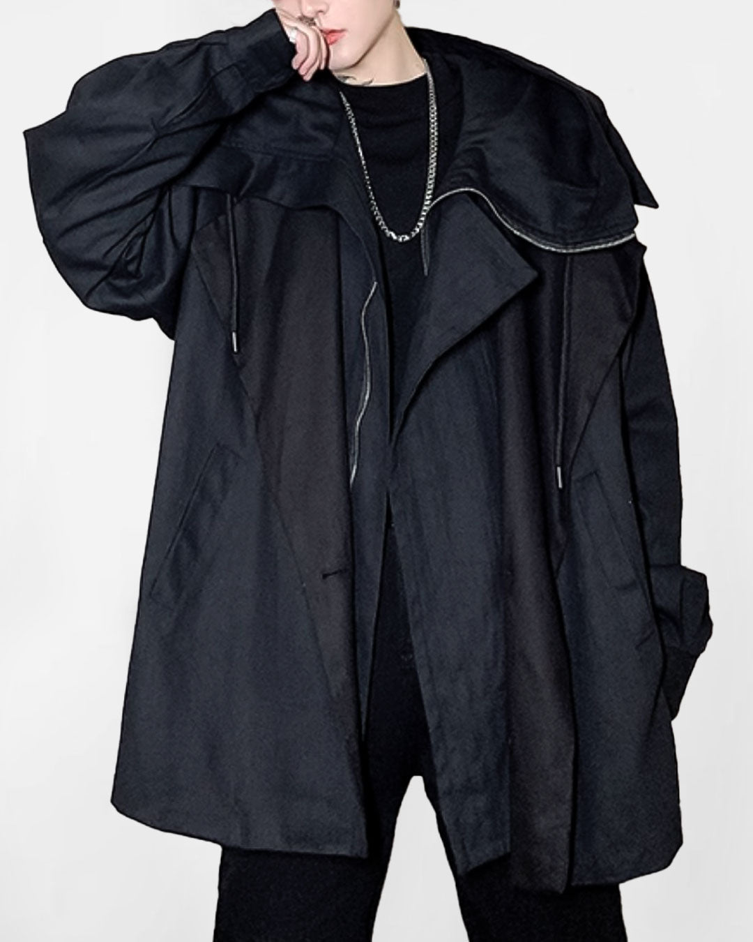 ♠BIG GRAPPEL HOODED JACKET