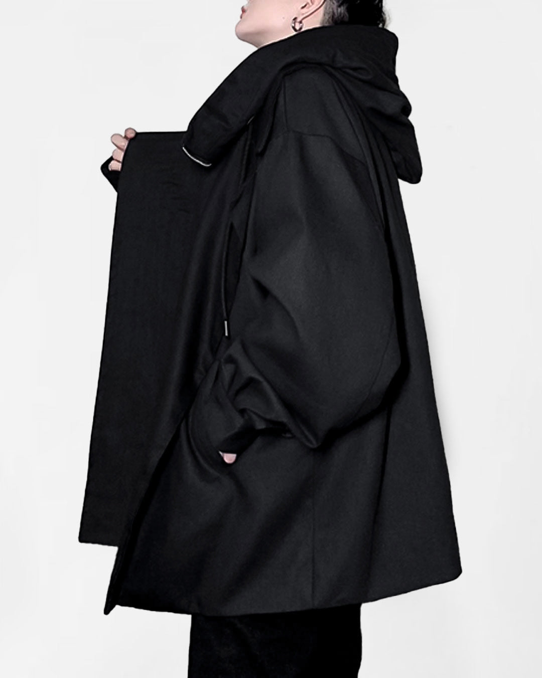 ♠BIG GRAPPEL HOODED JACKET
