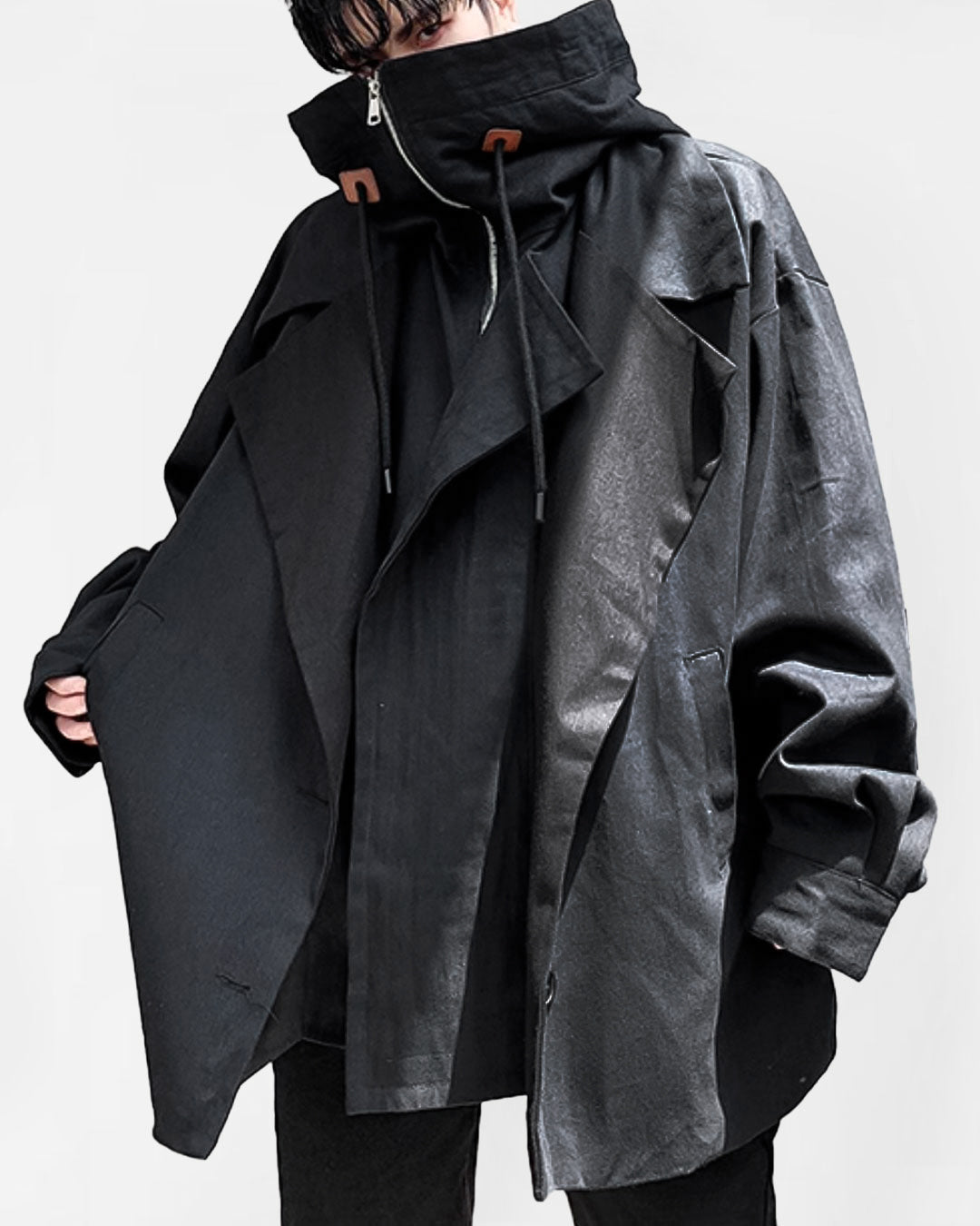 ♠BIG GRAPPEL HOODED JACKET