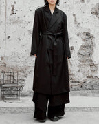 【10%OFF】♠BELTED OVERSIZED LONG JACKET