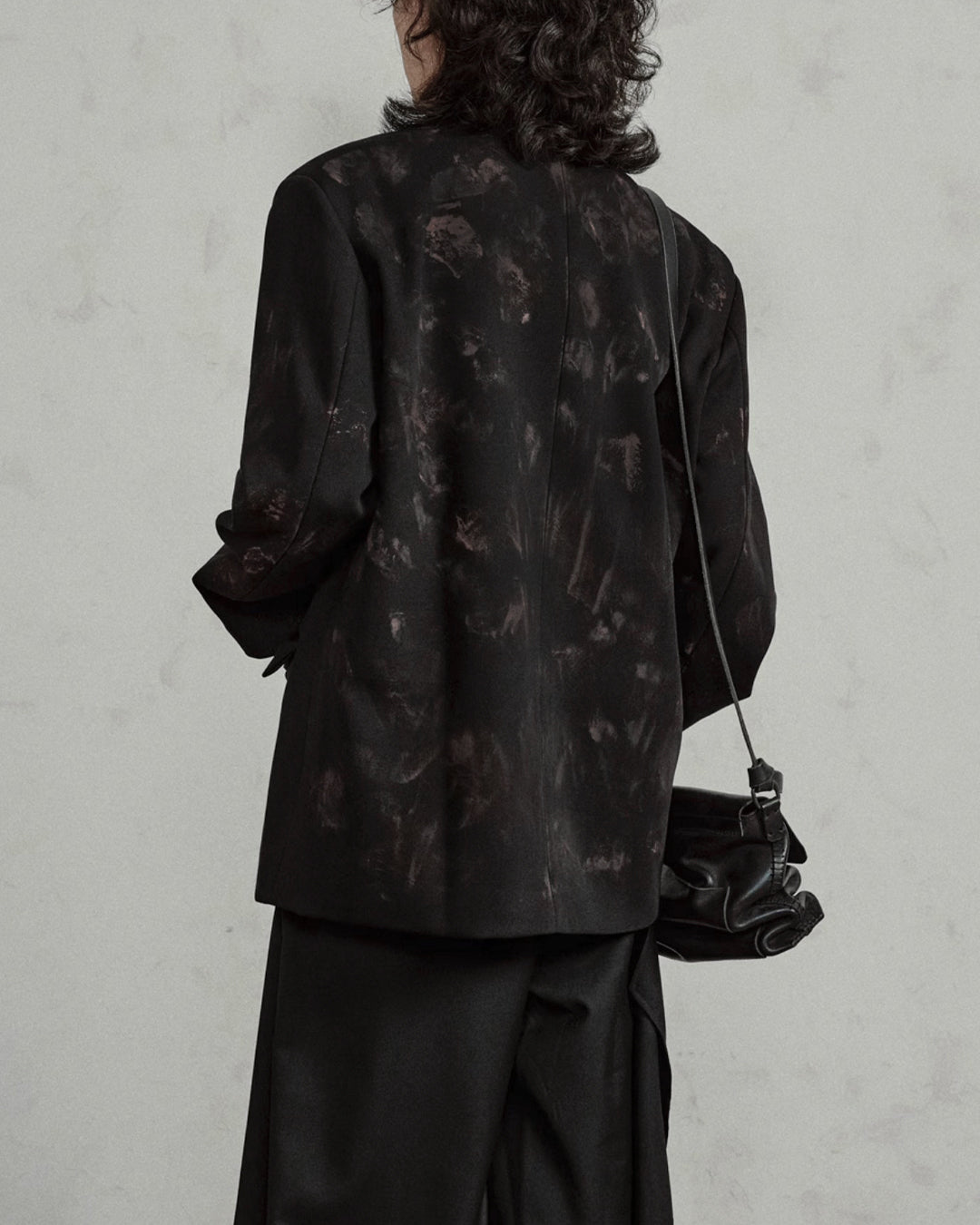 ♠DAMAGED ROSE TAILORED JACKET