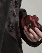 ♠DAMAGED ROSE TAILORED JACKET