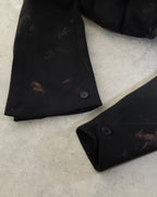 ♠DAMAGED ROSE TAILORED JACKET