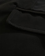 ♠ASYMMETRY MID-LENGTH CLOAK JACKET
