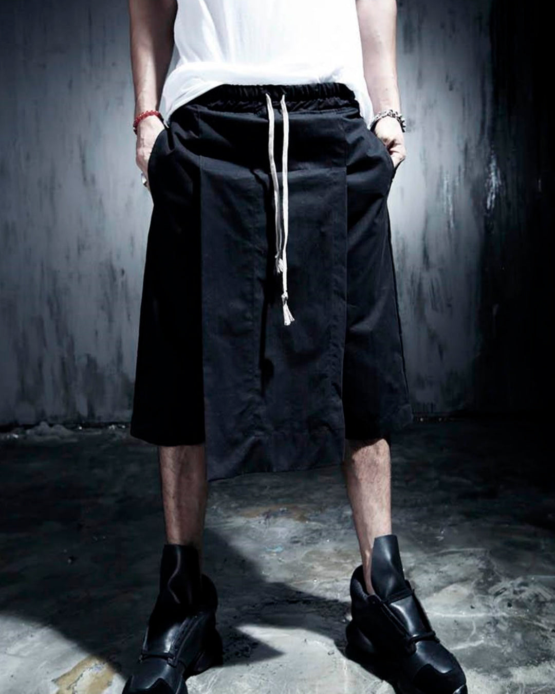 ♠LAYERD 6 QUARTER LENGTH PANTS