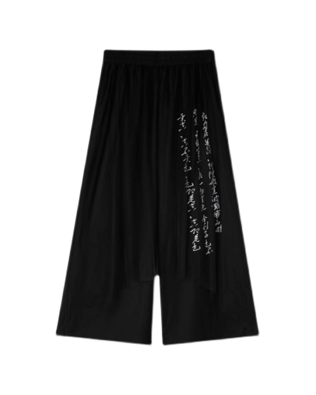 ♠♥般若心経 MESH DOUBLE LAYER WIDE PANTES