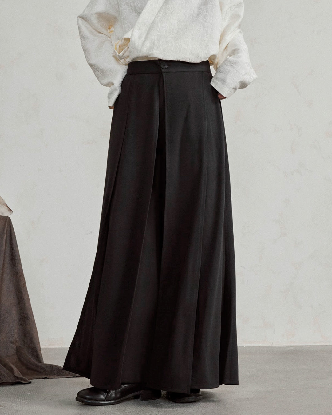 ♠MULTI PANEL LAYERED WIDE PANTS