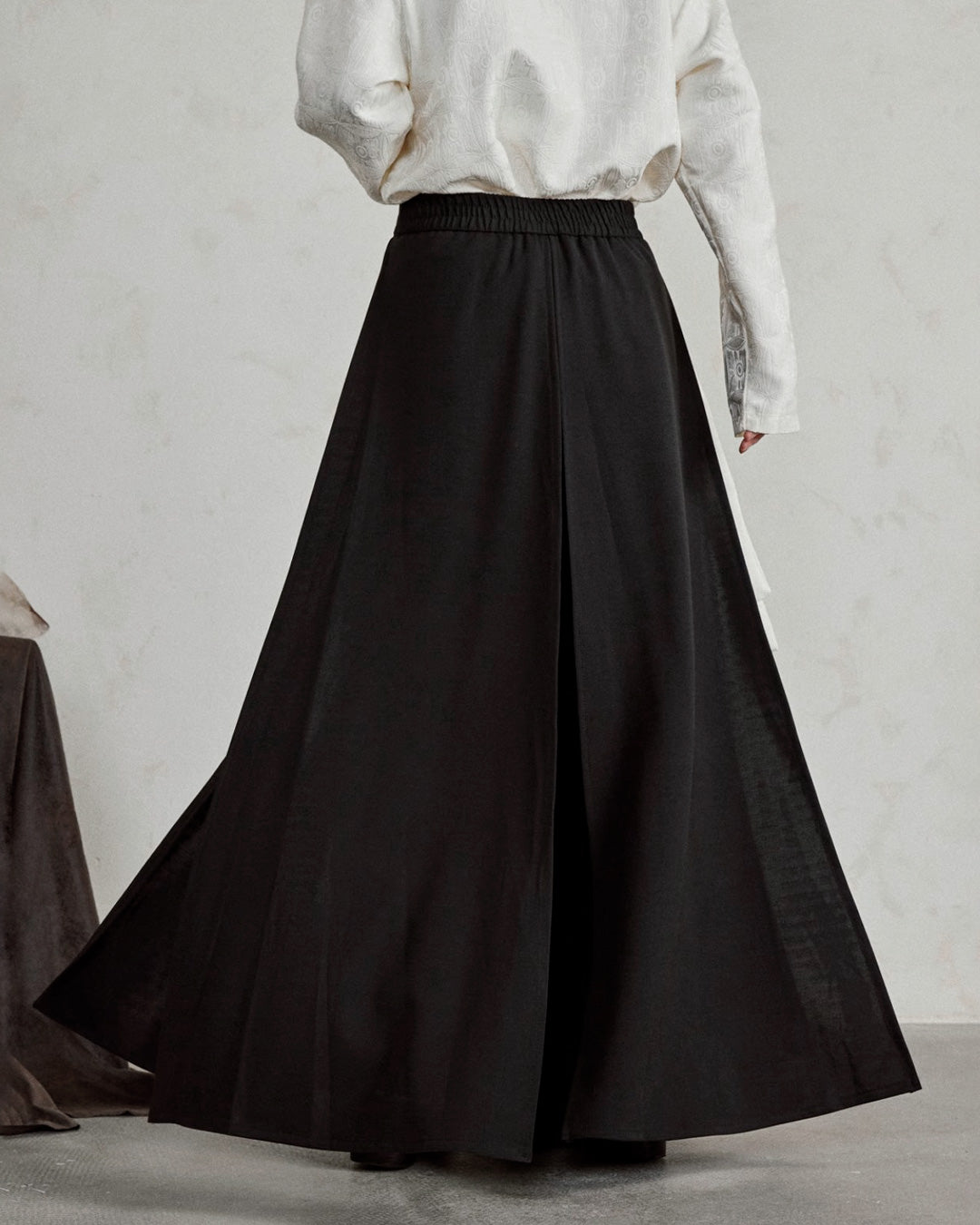 ♠MULTI PANEL LAYERED WIDE PANTS