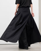 ♠DOUBLE LAYERED  WIDE PANTS