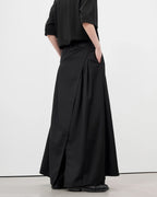 ♠DOUBLE LAYERED  WIDE PANTS