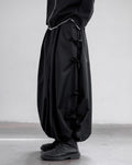 ♠STRINGS DECO DRAPE BALLOON PANTS