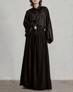♠MULTI TUCKS WAIDE PANTS