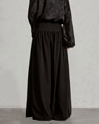 ♠MULTI TUCKS WAIDE PANTS