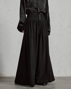 ♠MULTI TUCKS WAIDE PANTS