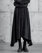 ♠IRREGULAR HEM SKIRT-LIKE PANTS