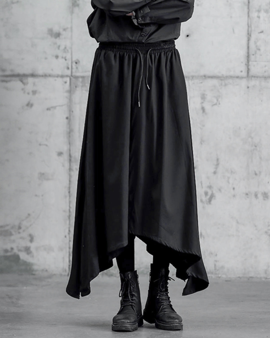 ♠IRREGULAR HEM SKIRT-LIKE PANTS