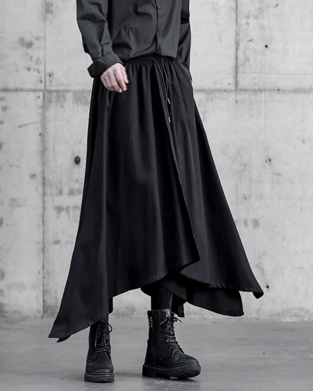 ♠IRREGULAR HEM SKIRT-LIKE PANTS