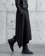 ♠IRREGULAR HEM SKIRT-LIKE PANTS