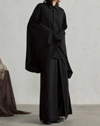 ♠WIDE SLEEVE DRAPED SHIRT