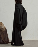 ♠WIDE SLEEVE DRAPED SHIRT