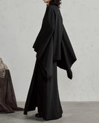 ♠WIDE SLEEVE DRAPED SHIRT