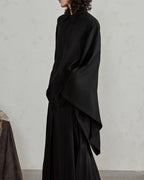 ♠WIDE SLEEVE DRAPED SHIRT