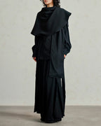 ♠ASYMMETRY SHAWL SHIRT