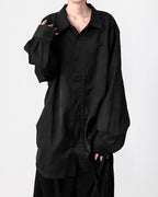 【10%OFF】♠SIDE CODE LOOSE SHIRT