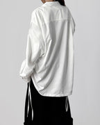 【10%OFF】♠SIDE CODE LOOSE SHIRT