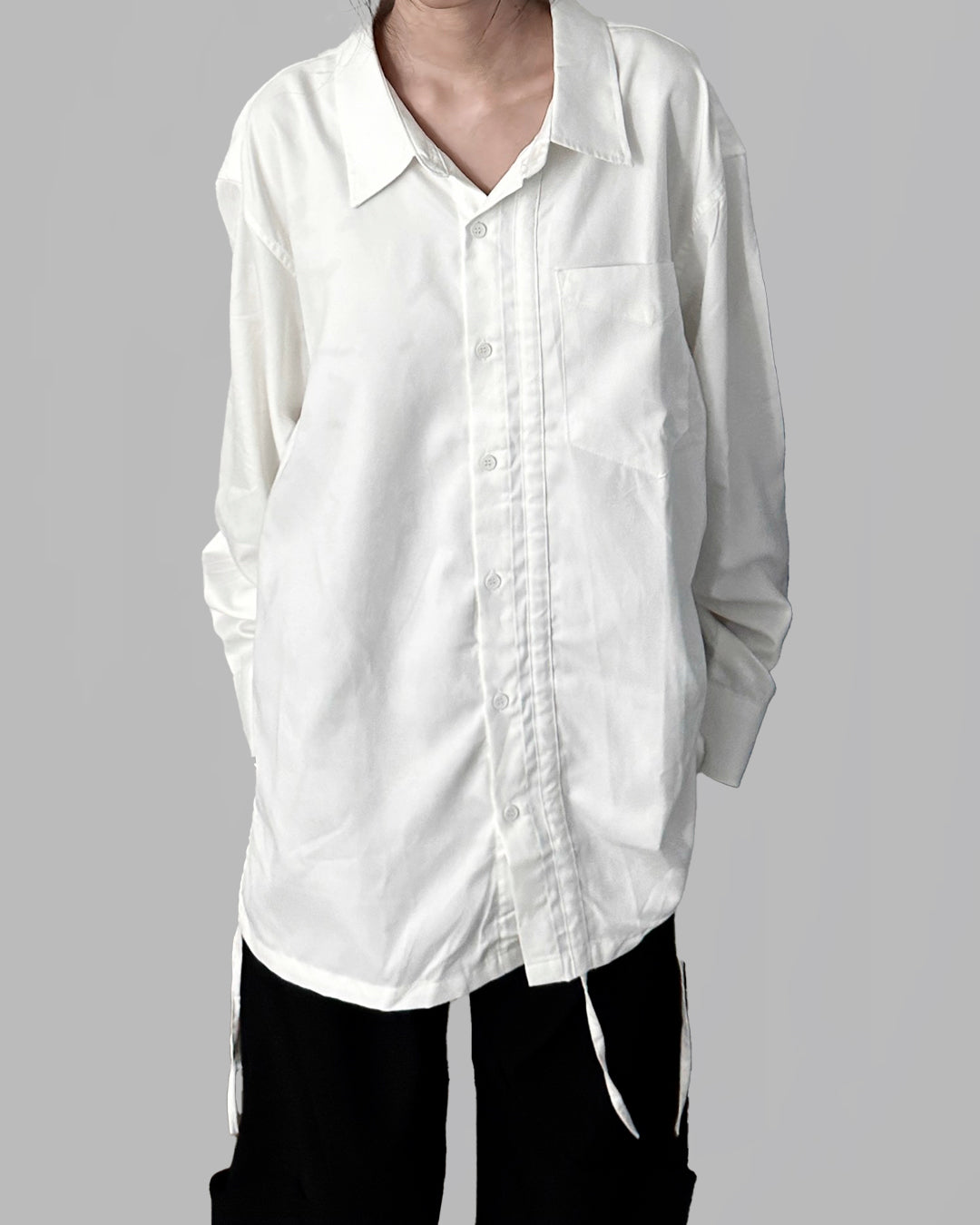 ♠SIDE CODE LOOSE SHIRT