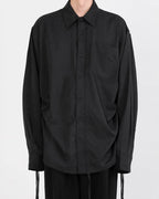 【10%OFF】♠SIDE CODE LOOSE SHIRT