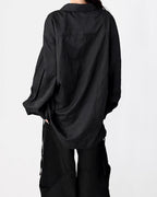 【10%OFF】♠SIDE CODE LOOSE SHIRT
