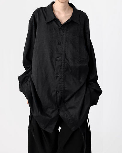 ♠SIDE CODE LOOSE SHIRT