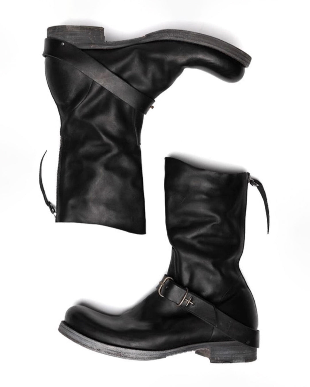 ♠ZIPPER ENGINEER BOOTS