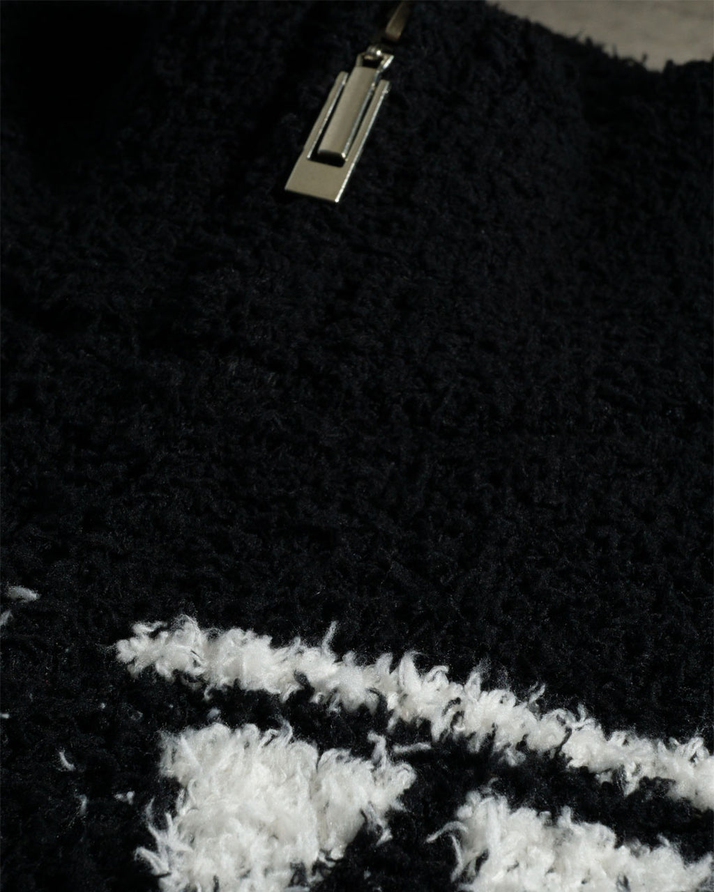 ♠♥NORDIC PATTERN BLACK FLEECE SETUP